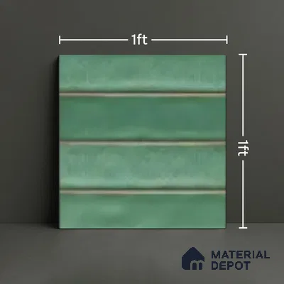 Faux Subway  Tile TL 07257 D Sintra 5002 Luster 1 ft x 1 ft Designer Tiles Ceramic Matte Finish - 9 mm | Please Expect a Slight Variation of Pattern (Sample)